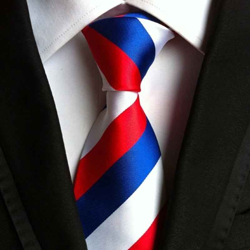 Men's Fashion Casual Positive Striped Tie