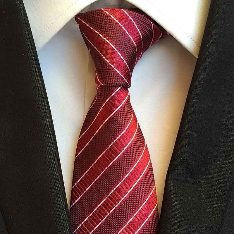 Men's Fashion Casual Positive Striped Tie
