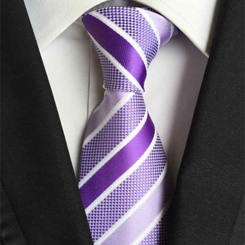 Men's Fashion Casual Positive Striped Tie