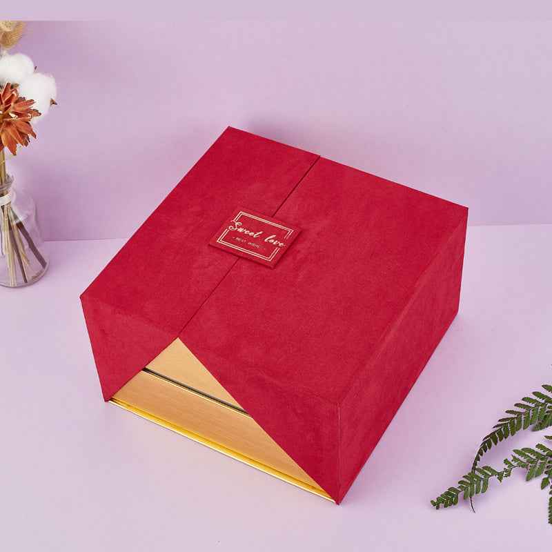 Gift Box Square Clamshell Bridesmaid And Bridesmaid Hand Gift Box