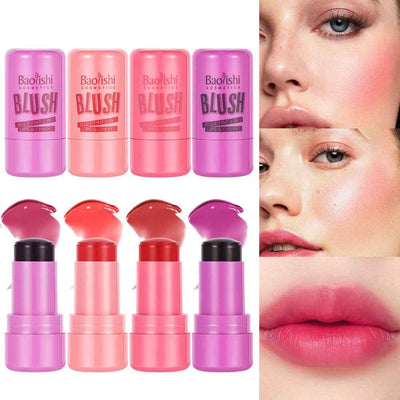 Jelly Blush Makeup Paste Shimmer Natural