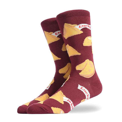 French fries pattern trendy socks