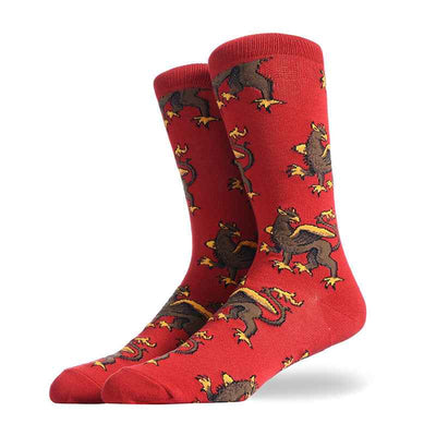 French fries pattern trendy socks