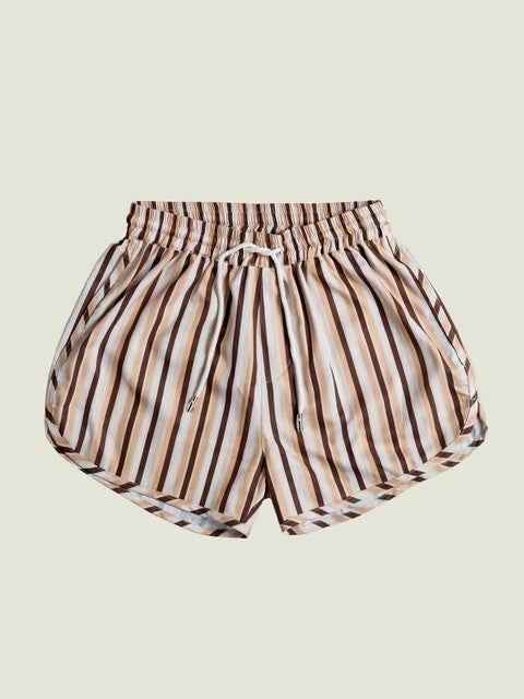 Men's Sports Casual Shorts Polyester Woven Quick-drying Full Printed Single Layer Beach Pants