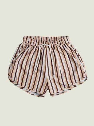 Men's Sports Casual Shorts Polyester Woven Quick-drying Full Printed Single Layer Beach Pants