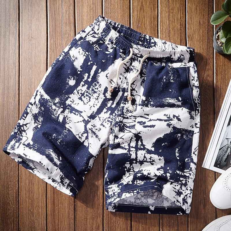 Loose Beach Pants Casual Pants Big Pants 5 Points Sports Pants