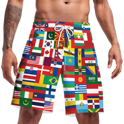 New Summer Men's Five-point Surfing Casual Beach Shorts