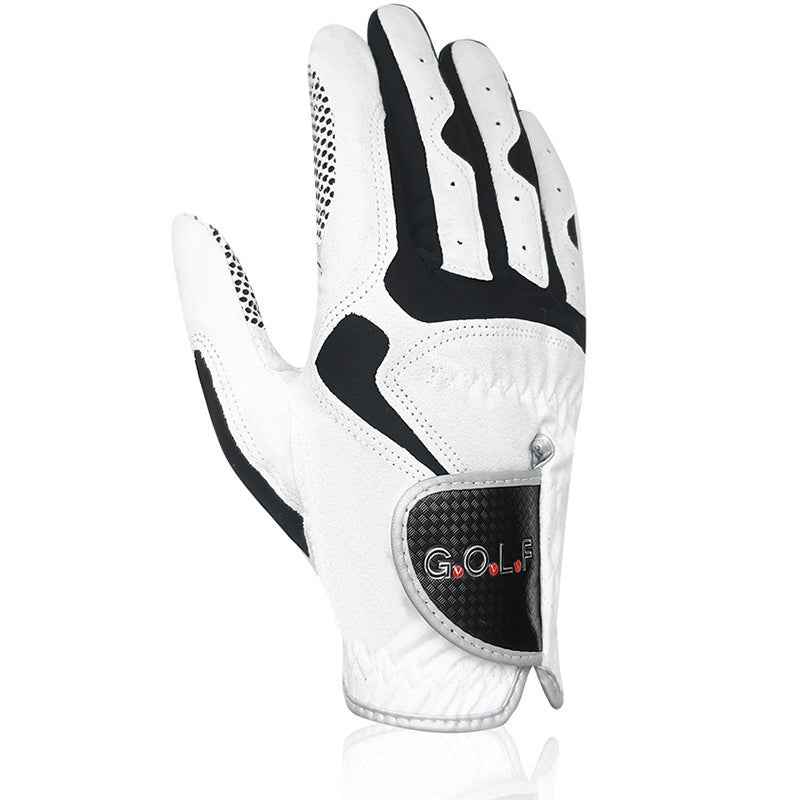 Microfiber Cloth With Non-slip Particles Breathable Golf Gloves