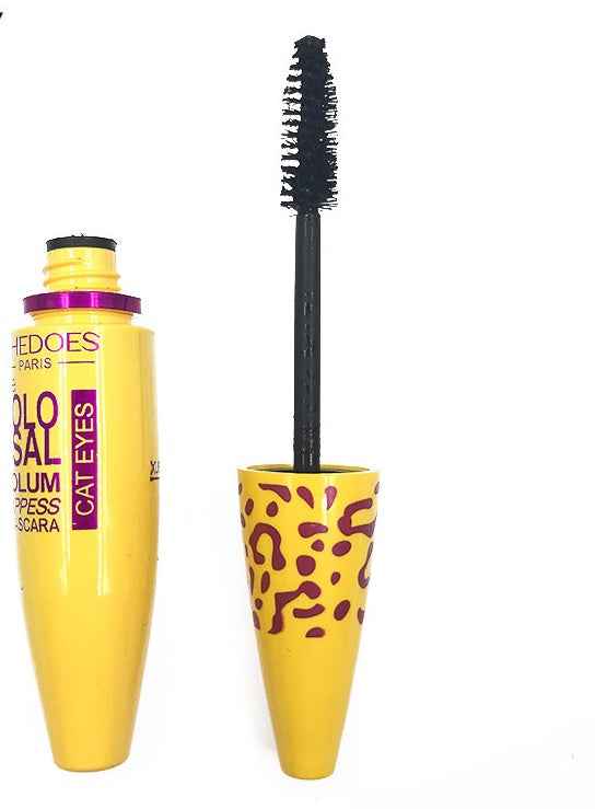 Growth Mascara Leopard-shaped Yellow Tube Thick Curling Waterproof Mascara