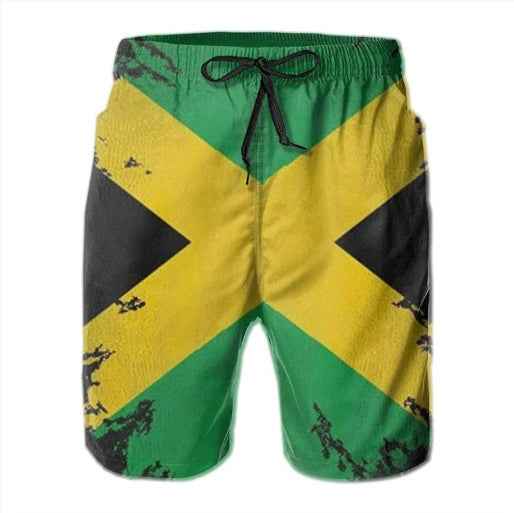 Men's 3D Digital Printing Fashion Summer Sports Beach Pants