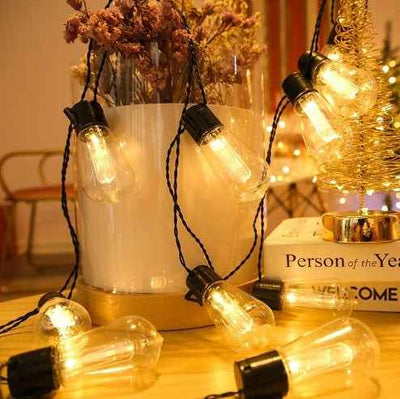 Solar-powered String Lights Waterproof Christmas Decoration Light