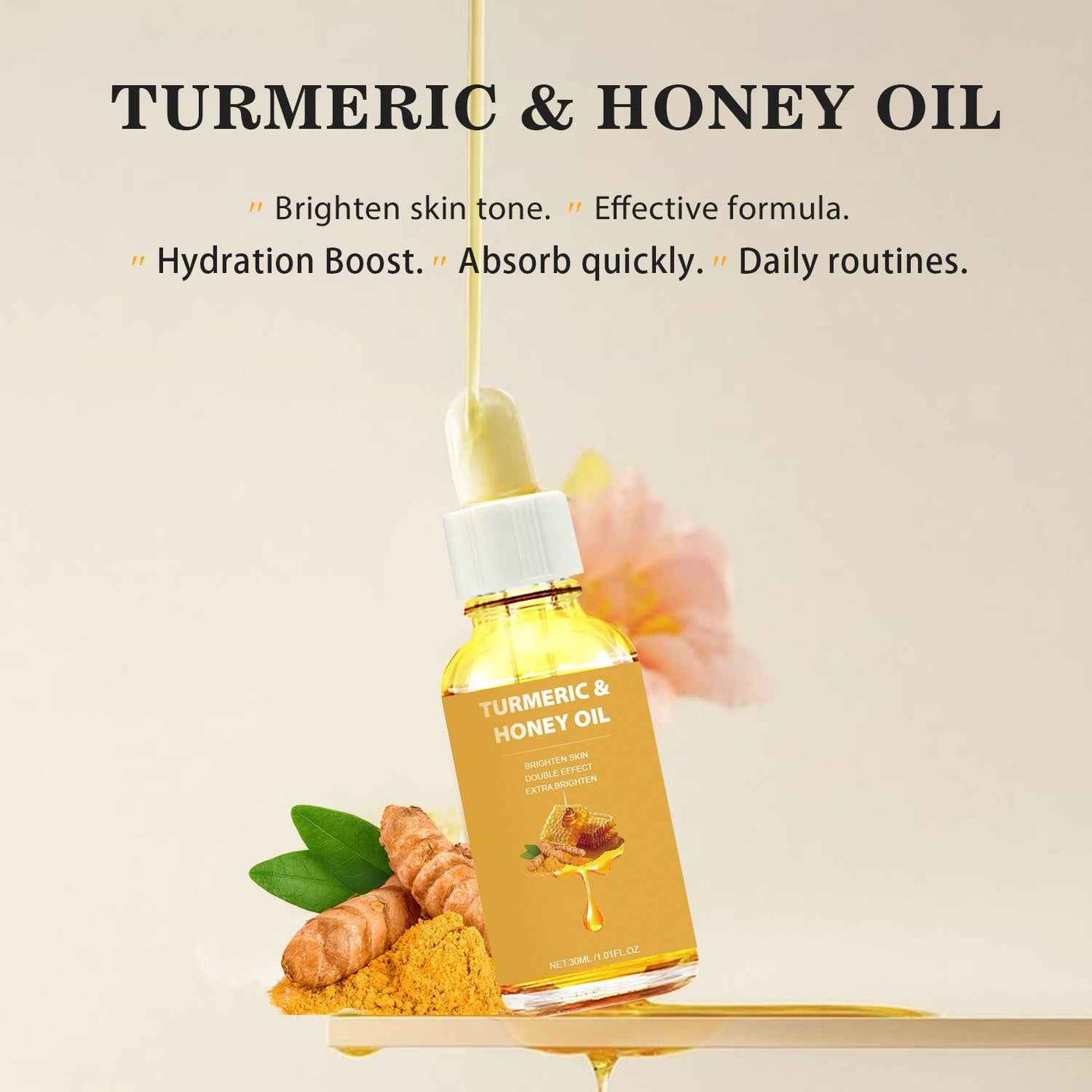 Turmeric Honey Essential Oil 30ml Neutral Packaging