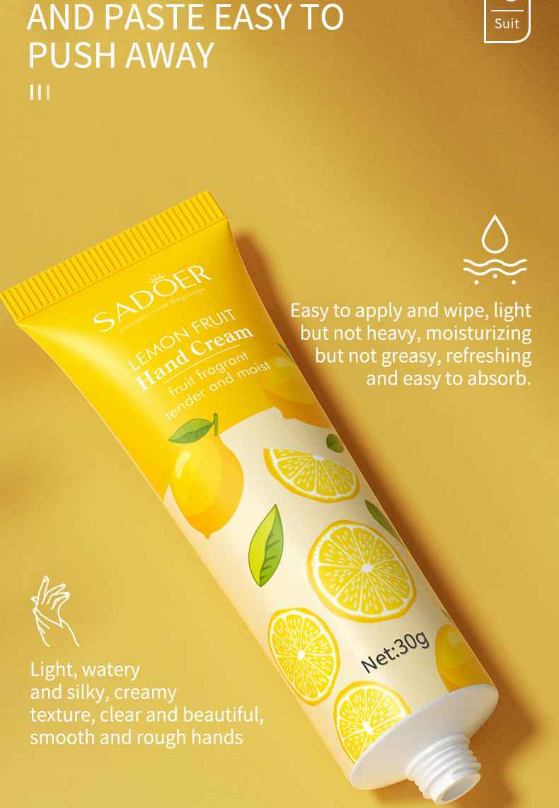 Colorful Fruit Hand Cream Suit Hydrating Moisturizing And Nourishing Refreshing And Smooth