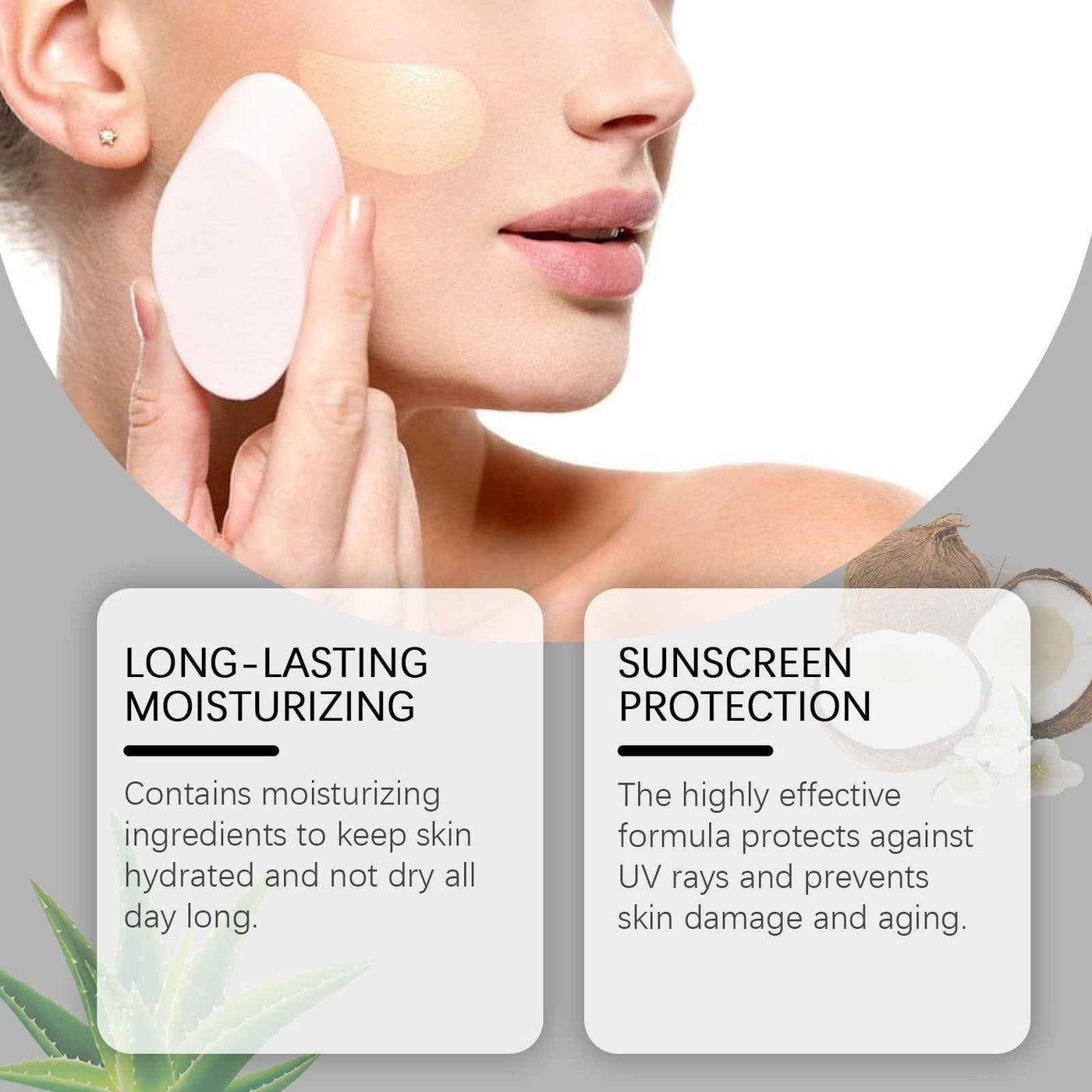 Moisturizing And Nourishing Liquid Foundation Natural Light Concealer Brightening And Rejuvenating