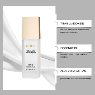 Moisturizing And Nourishing Liquid Foundation Natural Light Concealer Brightening And Rejuvenating