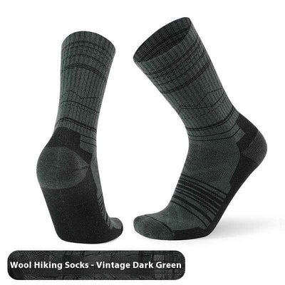 Men's And Women's Warm Wool Knee-high Sports Socks