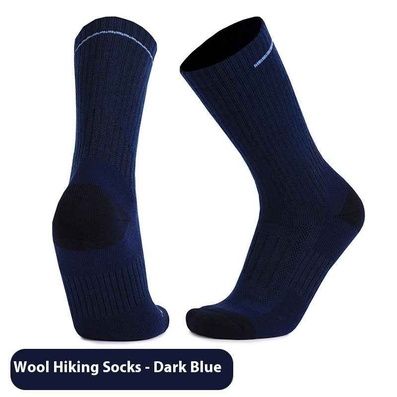 Men's And Women's Warm Wool Knee-high Sports Socks