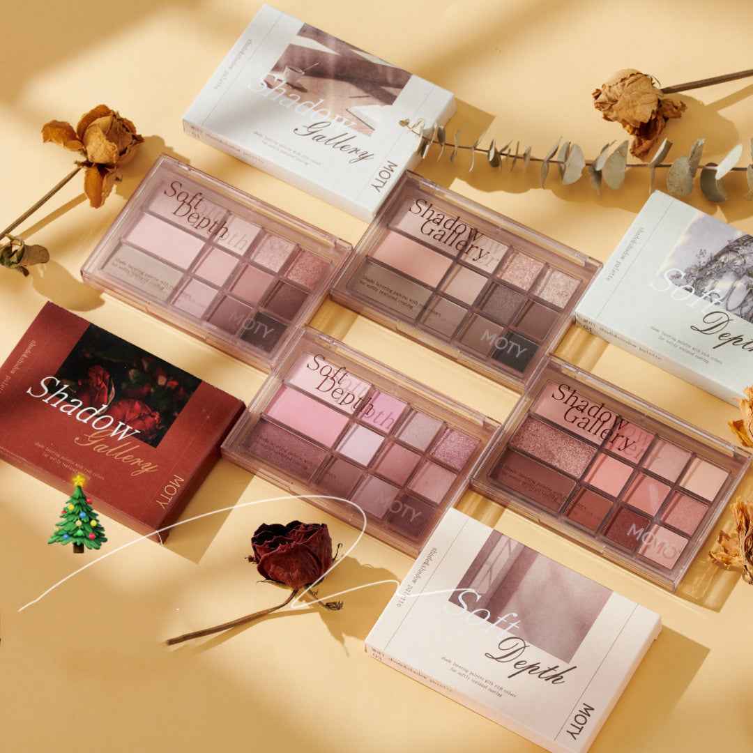 Earth Color Shimmer Matte Eye Shadow Plate