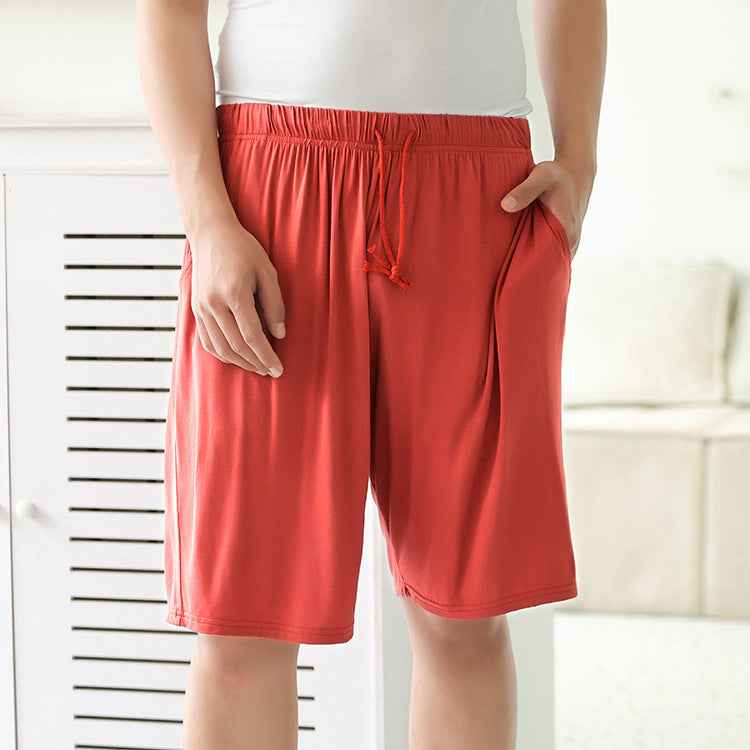 Men's Summer Plus-sized Plus Size Waist Strap Pocket Stretch Breathable Shorts