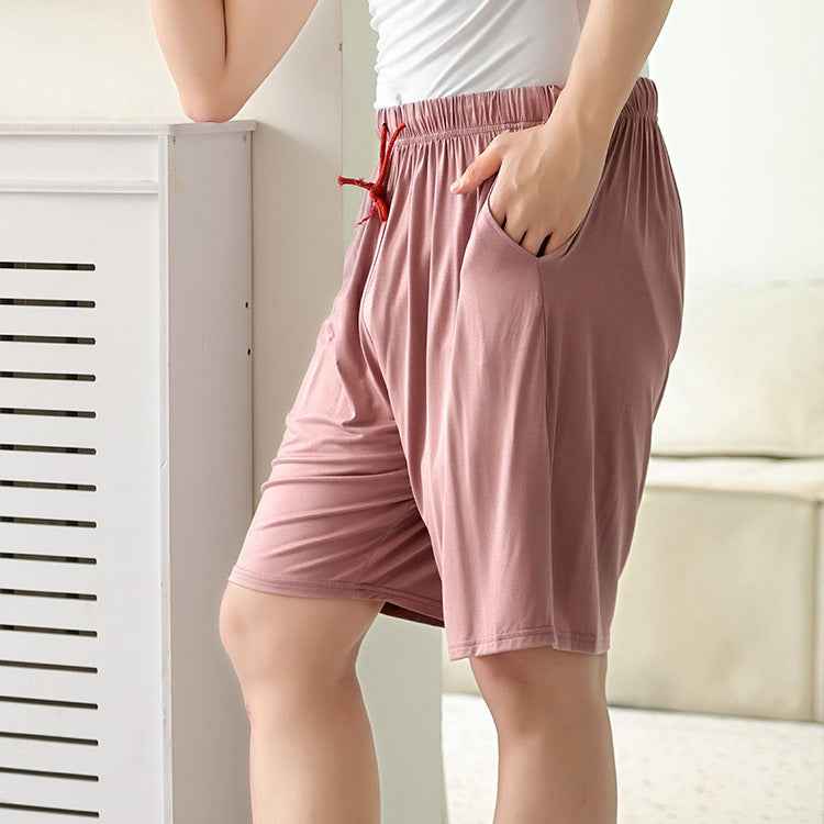 Men's Summer Plus-sized Plus Size Waist Strap Pocket Stretch Breathable Shorts