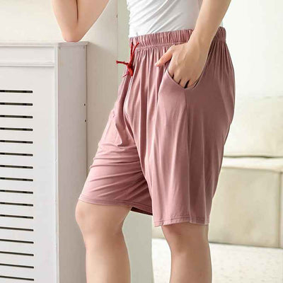Men's Summer Plus-sized Plus Size Waist Strap Pocket Stretch Breathable Shorts