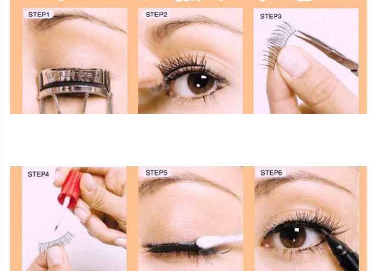 Cute Big Eye Makeup Eyelashes 4 Pairs