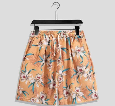 Men's Casual Printed Loose Quick-drying Shorts
