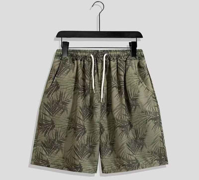 Men's Casual Printed Loose Quick-drying Shorts