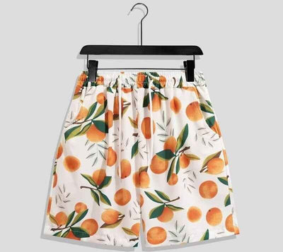 Men's Casual Printed Loose Quick-drying Shorts