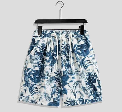 Men's Casual Printed Loose Quick-drying Shorts