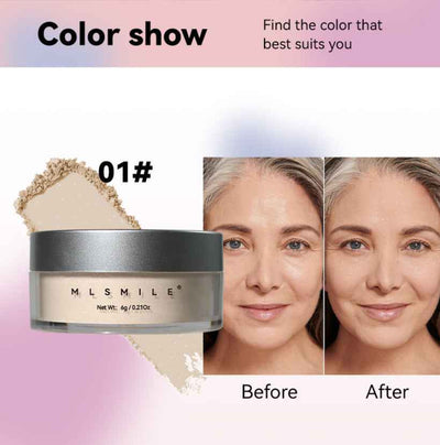 Pearlescent Face Powder Concealer Powder Waterproof Sweat-proof Oil Control