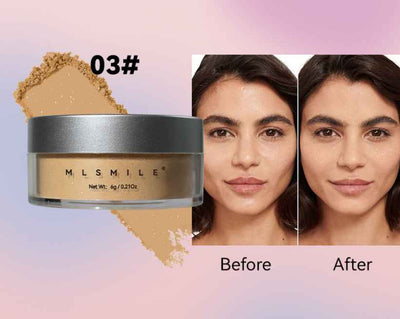 Pearlescent Face Powder Concealer Powder Waterproof Sweat-proof Oil Control