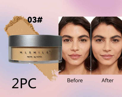 Pearlescent Face Powder Concealer Powder Waterproof Sweat-proof Oil Control