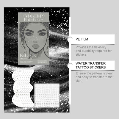 Glitter Spots Tattoo Sticker Easy Freckles