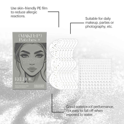 Glitter Spots Tattoo Sticker Easy Freckles