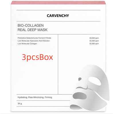 Deep Collagen Overnight Mask The Real Collagen Facial Sheet Masks With Low Molecular Weight Collagen For Elasticity Firming