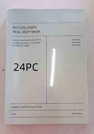 Deep Collagen Overnight Mask The Real Collagen Facial Sheet Masks With Low Molecular Weight Collagen For Elasticity Firming