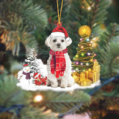 Christmas Family Puppies Decorate Trees With Lights