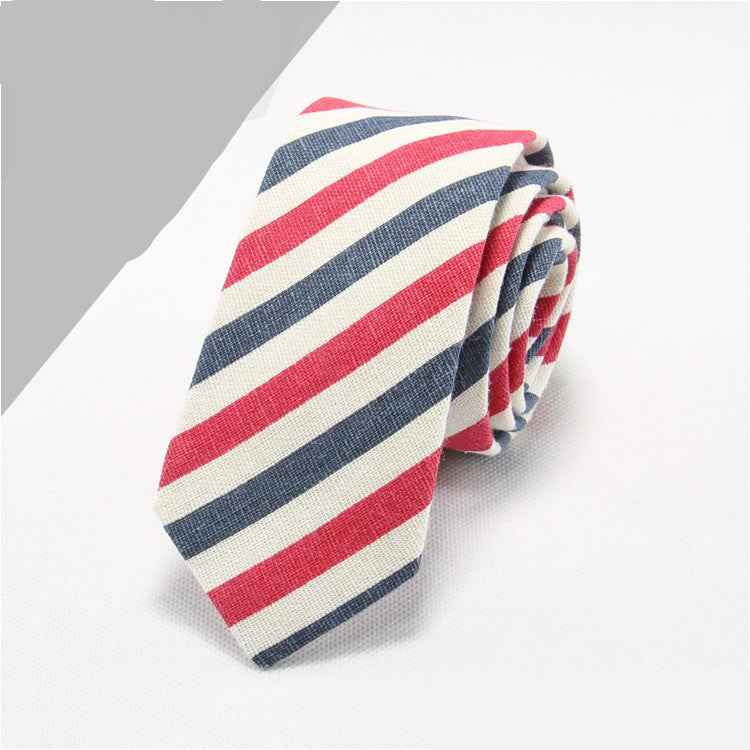 Cotton And Linen Tie Men's Formal Business Tie