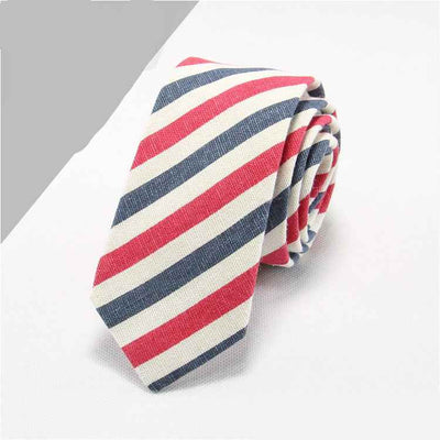Cotton And Linen Tie Men's Formal Business Tie