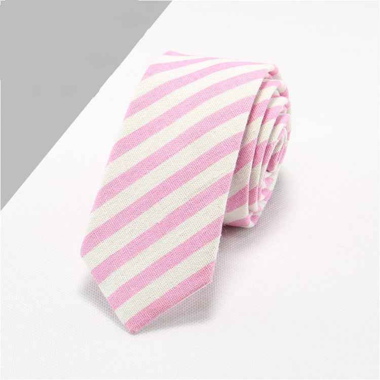 Cotton And Linen Tie Men's Formal Business Tie