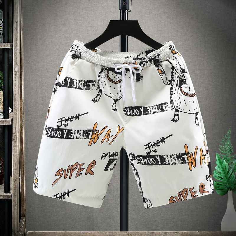 Fashion Printed Simple Men's Casual Shorts
