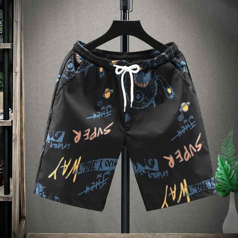 Fashion Printed Simple Men's Casual Shorts