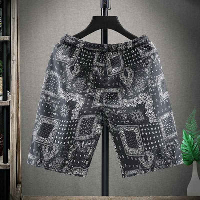 Fashion Printed Simple Men's Casual Shorts
