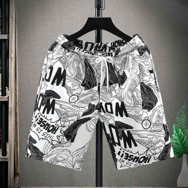 Fashion Printed Simple Men's Casual Shorts