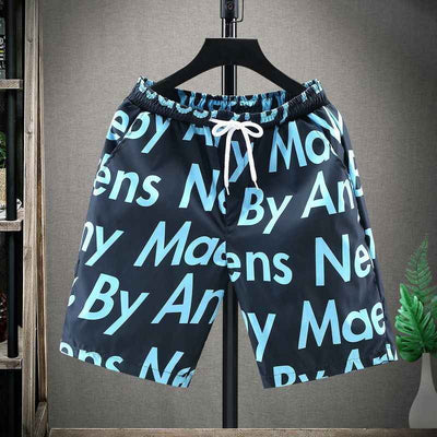 Fashion Printed Simple Men's Casual Shorts