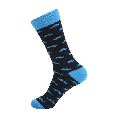 Long Tube Sports Cotton Printed Men's Socks
