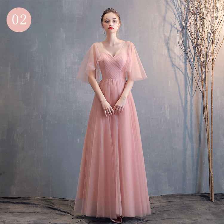 Ladies Fashion Long Simplek Evening Dress