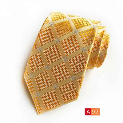 Men's Casual Formal Wear Polyester Jacquard Tie