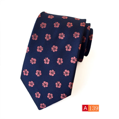 Men's Casual Formal Wear Polyester Jacquard Tie SHOPPORA